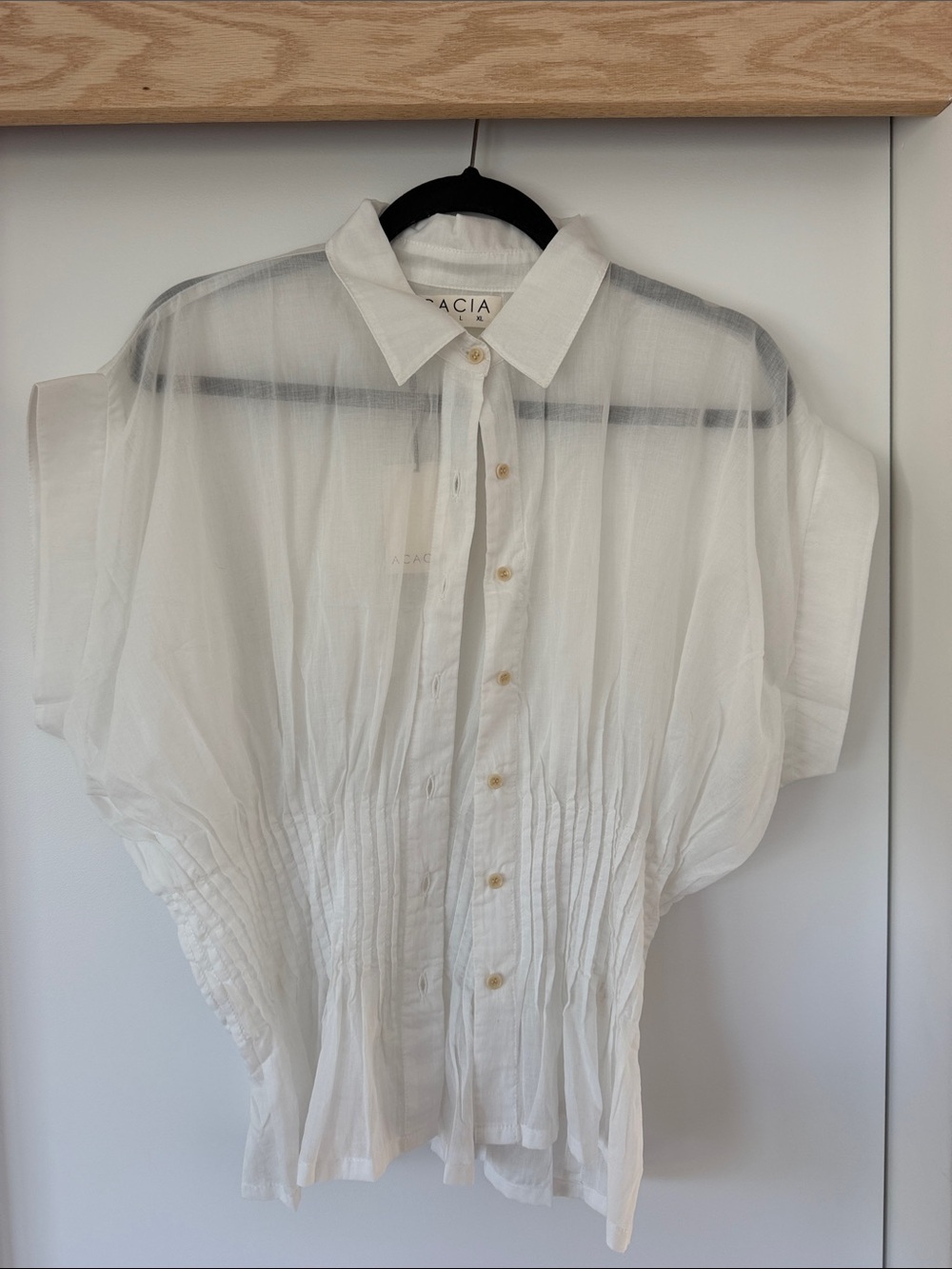 ACACIA Rinn Sheer Cotton Blouse
